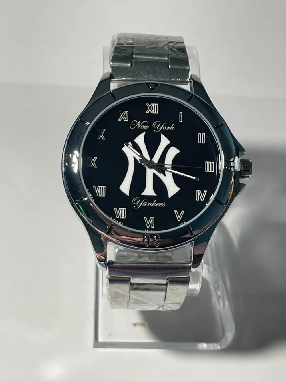 New York Yankees MLB Stainless-steel Men's Watch NEW - Picture 8 of 9